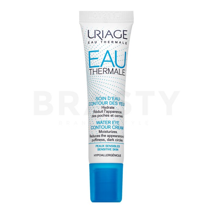 Uriage Eau Thermale Water Eye Contour Cream мицеларна вода за отстраняване на грим за нормална/смесена кожа 15 ml