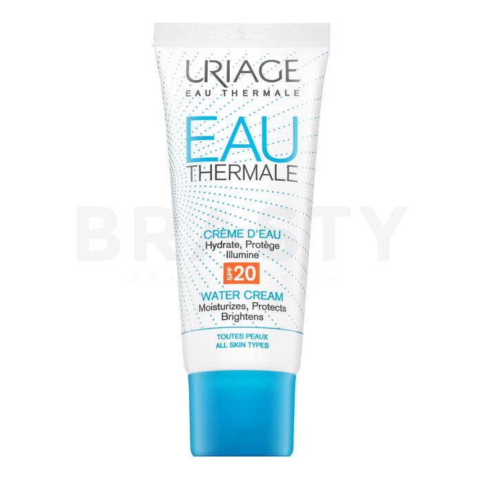 Uriage Eau Thermale Water Cream SPF20 мицеларна вода за отстраняване на грим за нормална/смесена кожа 40 ml