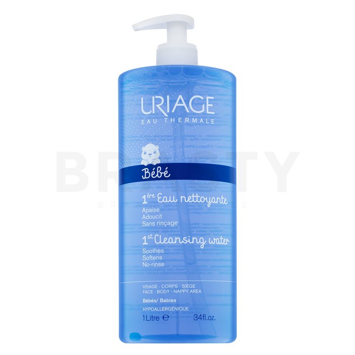 Uriage Bébé 1st Water No-Rinse Cleansing Water вода за почистване на лице за деца 1000 ml