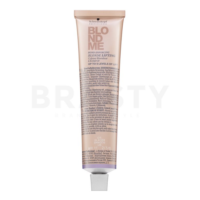 Schwarzkopf Professional BlondMe Bond Enforcing Blonde Lifting тонизиращ крем за боядисване за руса коса Ice 60 ml