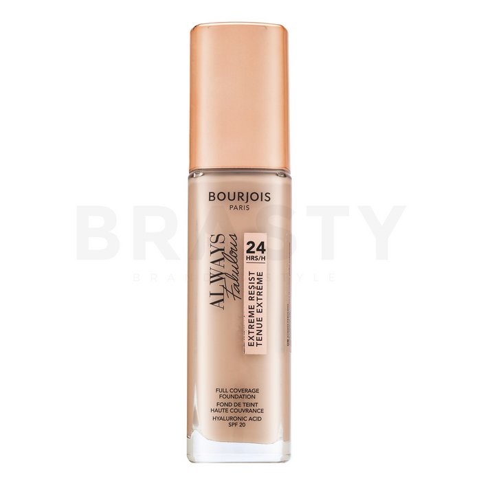 Bourjois Always Fabulous 24HRS Extreme Resist Foundation течен фон дьо тен за изравняване тена на кожата 110 Light Vanilla 30 ml
