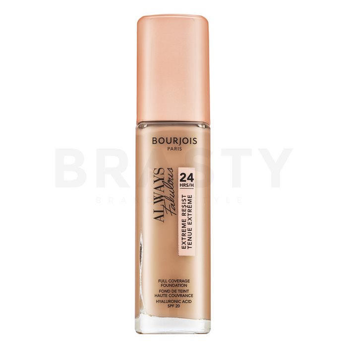 Bourjois Always Fabulous 24HRS Extreme Resist Foundation течен фон дьо тен за изравняване тена на кожата 210 Vanilla 30 ml