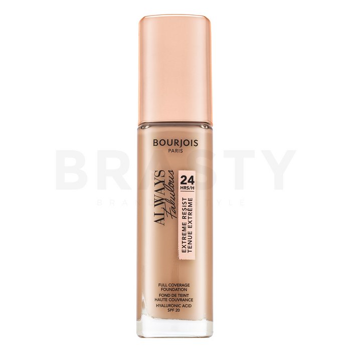 Bourjois Always Fabulous 24HRS Extreme Resist Foundation течен фон дьо тен за изравняване тена на кожата 420 Light Sand 30 ml