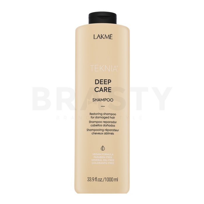 Lakmé Teknia Deep Care Shampoo подхранващ шампоан за суха и увредена коса 1000 ml
