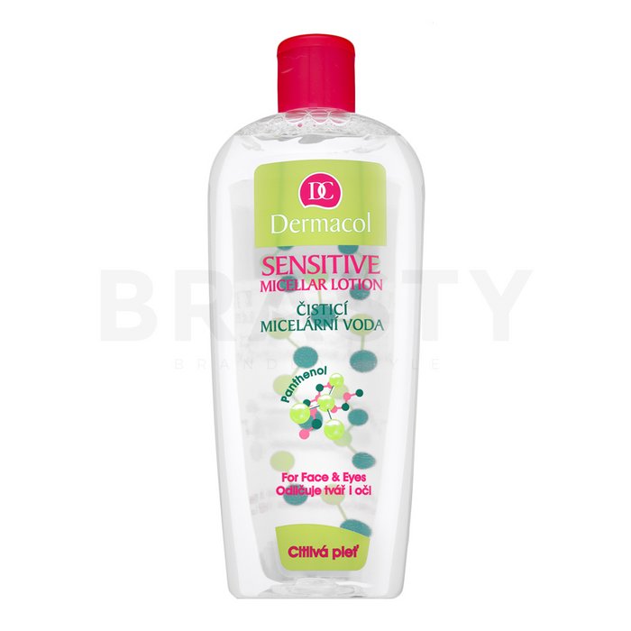Dermacol Sensitive Micellar Lotion мицеларна вода за отстраняване на грим за чувствителна кожа 400 ml