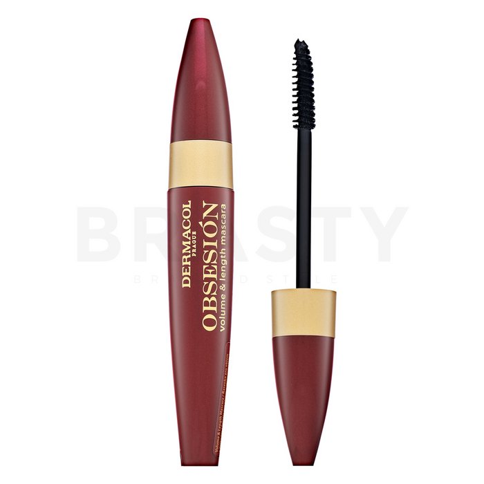 Dermacol Obsesión Volume & Length Mascara спирала за удължаване и обем на миглите 01 Black 9 ml