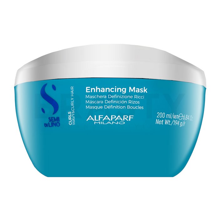 Alfaparf Milano Semi Di Lino Curls Enhancing Mask подхранваща маска за къдрава коса 200 ml