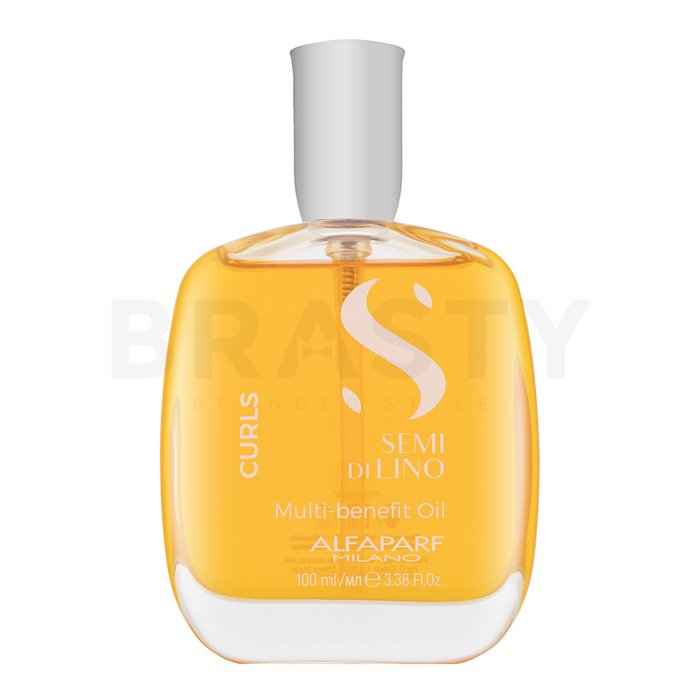 Alfaparf Milano Semi Di Lino Curls Multi-Benefit Oil Mултифункционално масло за блестяща чуплива и къдрава коса 100 ml