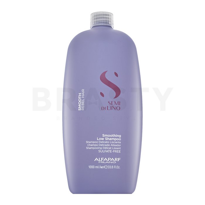 Alfaparf Milano Semi Di Lino Smooth Smoothing Low Shampoo изглаждащ шампоан за груба и непокорна коса 1000 ml