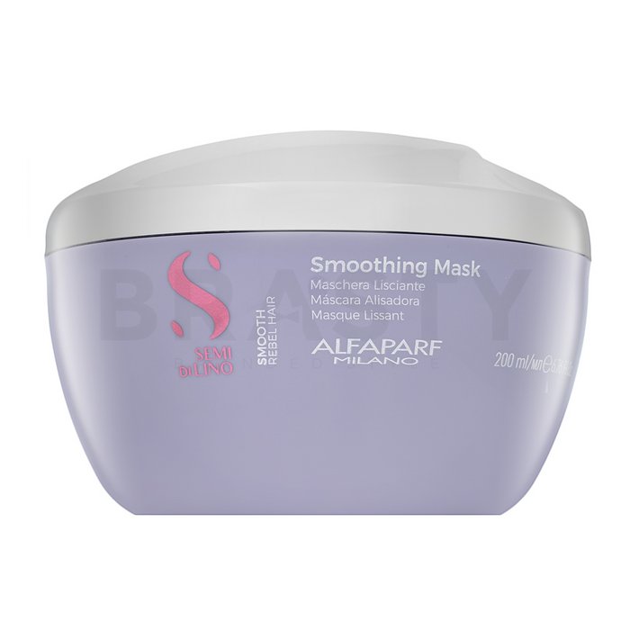 Alfaparf Milano Semi Di Lino Smooth Smoothing Mask Заглаждаща маска за груба и непокорна коса 200 ml