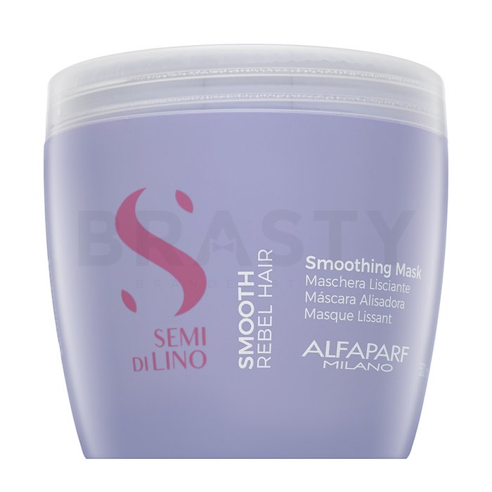 Alfaparf Milano Semi Di Lino Smooth Smoothing Mask Заглаждаща маска за груба и непокорна коса 500 ml
