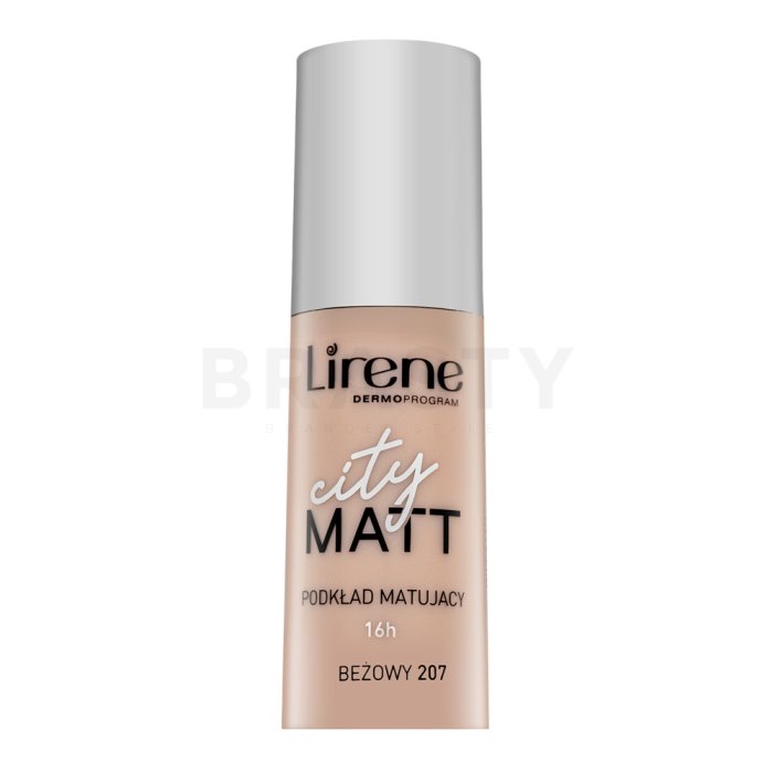 Lirene City Matt Fluid фон дьо тен флуид с матиращо действие 207 Beige 30 ml