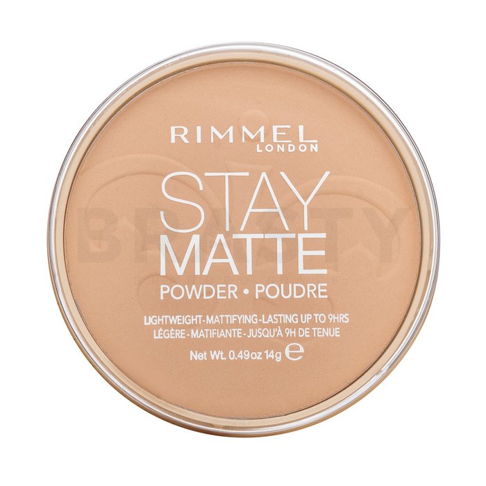 Rimmel London Stay Matte Long Lasting Pressed Powder пудра с матиращо действие 006 Warm Beige 14 g