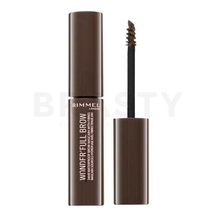 Rimmel London Wonder'Full Brow Mascara спирала за вежди 02 Medium Brown 4,5 ml