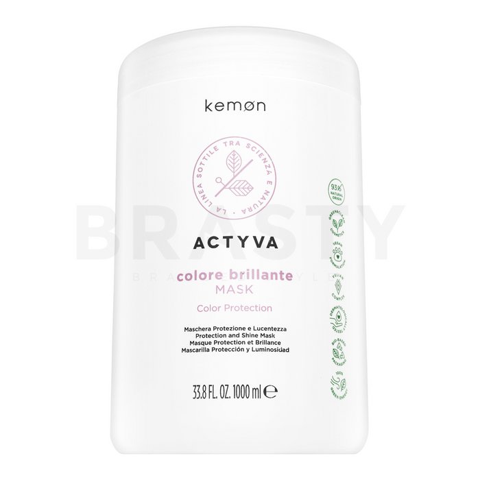 Kemon Actyva Colore Brilliante Mask Защитна маска за боядисана коса 1000 ml