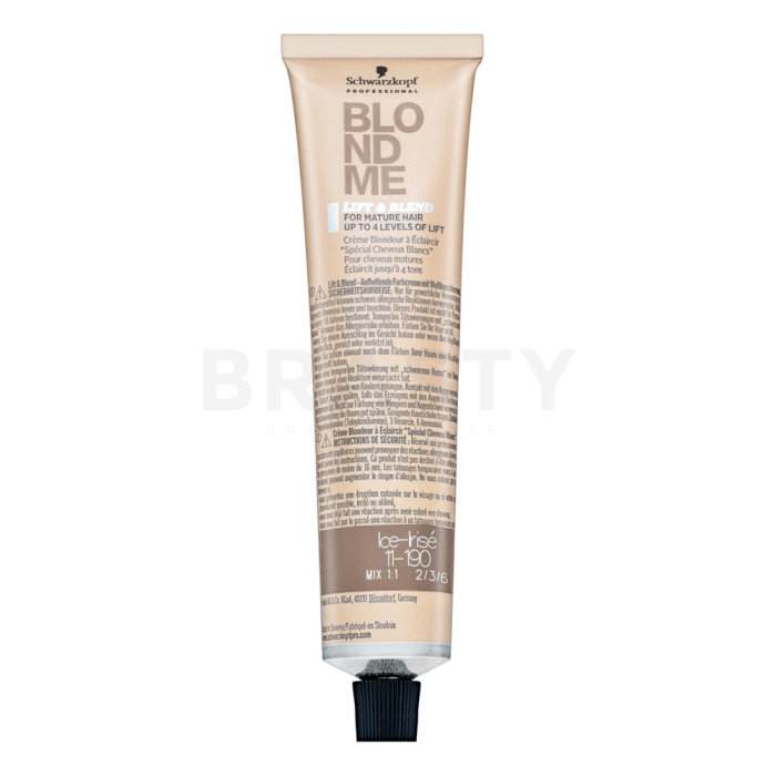 Schwarzkopf Professional BlondMe Bond Enforcing Lift & Blend Крем за изсветляване на косата Ice-Irise 60 ml