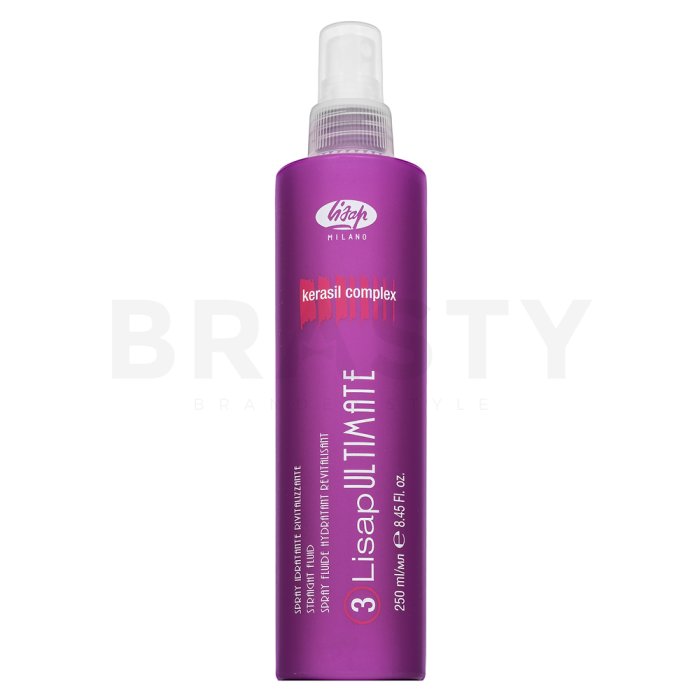 Lisap Ultimate Straight Fluid термоактивен спрей За гладка и лъскава коса 250 ml
