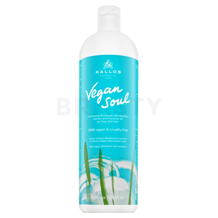 Kallos Vegan Soul Volumizing Shampoo укрепващ шампоан За обем на косата 1000 ml
