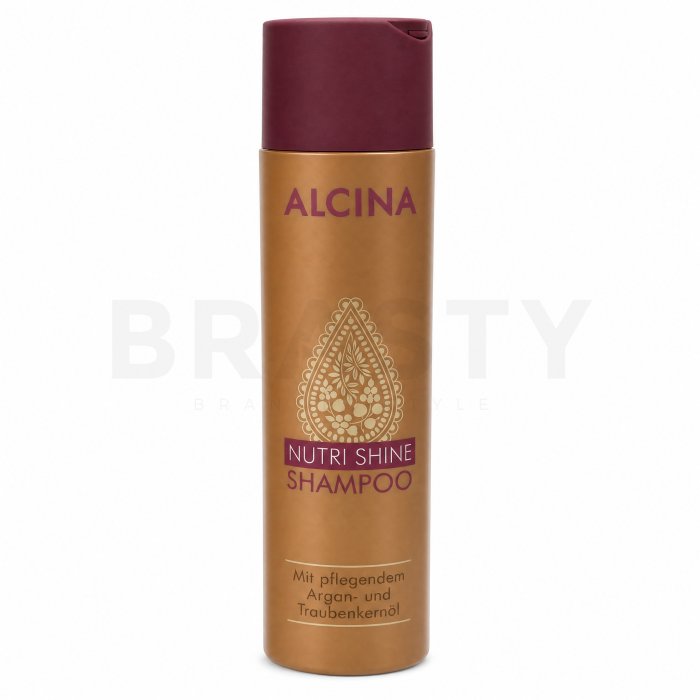Alcina Nutri Shine Shampoo подхранващ шампоан за гладкост и блясък на косата 250 ml