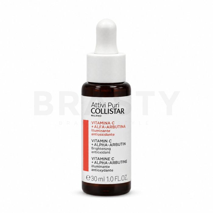Collistar Attivi Puri изсветляващ серум с витамин C срещу стареене на кожата Vitamin C + Alpha-Arbutine Brightening Antioxidant Serum 30 ml