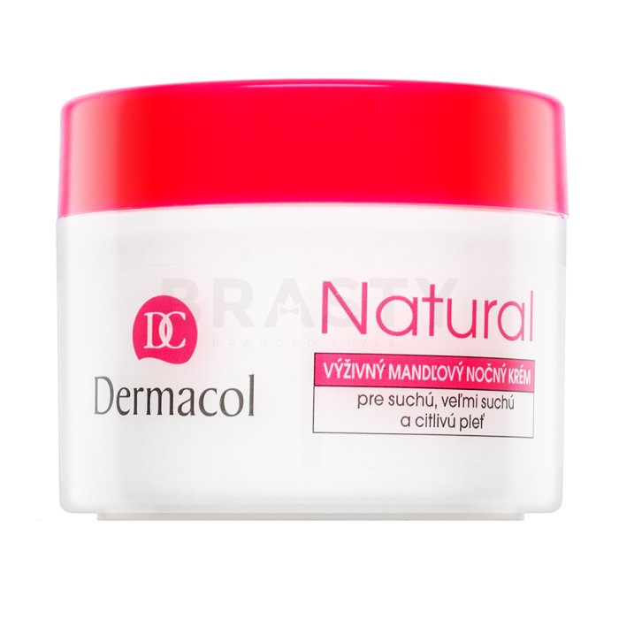 Dermacol Natural нощен серум за лице Nourishing Almond Night Cream 50 ml