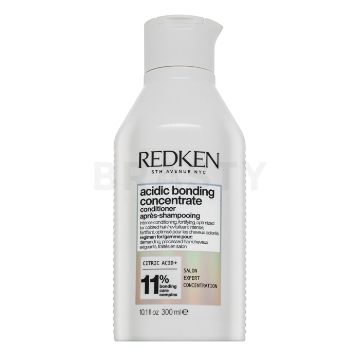 Redken Acidic Bonding Concentrate Conditioner Подсилващ балсам за боядисана, химически третирана и изрусявана коса 300 ml