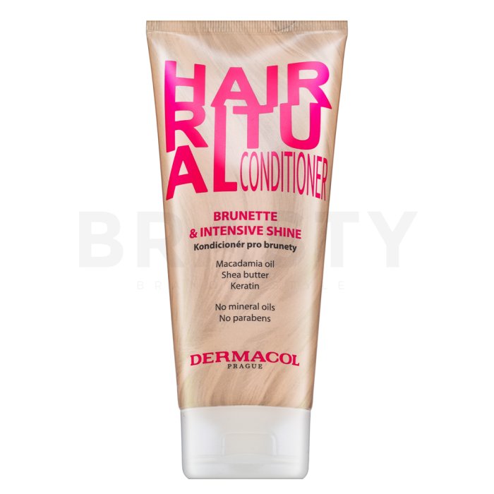 Dermacol Hair Ritual Brunette & Intensive Shine Conditioner Подсилващ балсам за кафява коса 200 ml