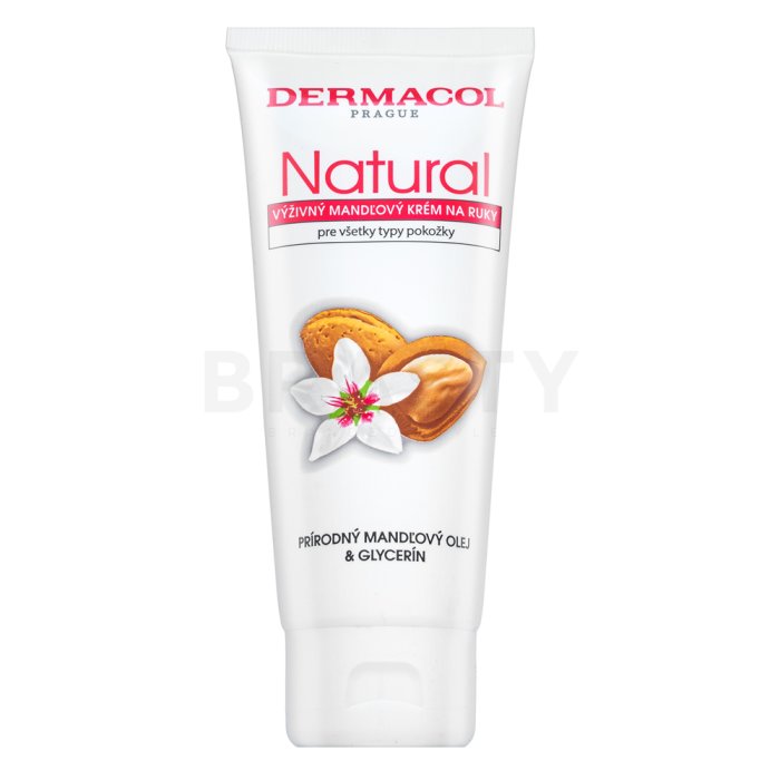 Dermacol Natural крем за ръце Nourishing Almond Hand Cream 100 ml