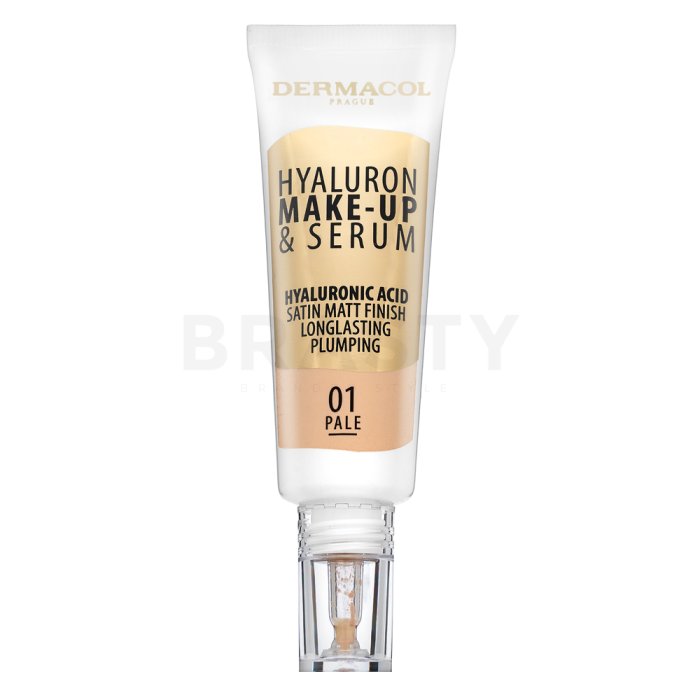 Dermacol Hyaluron Make-up & Serum фон дьо тен с хиалуронова киселина 01 Pale 25 g