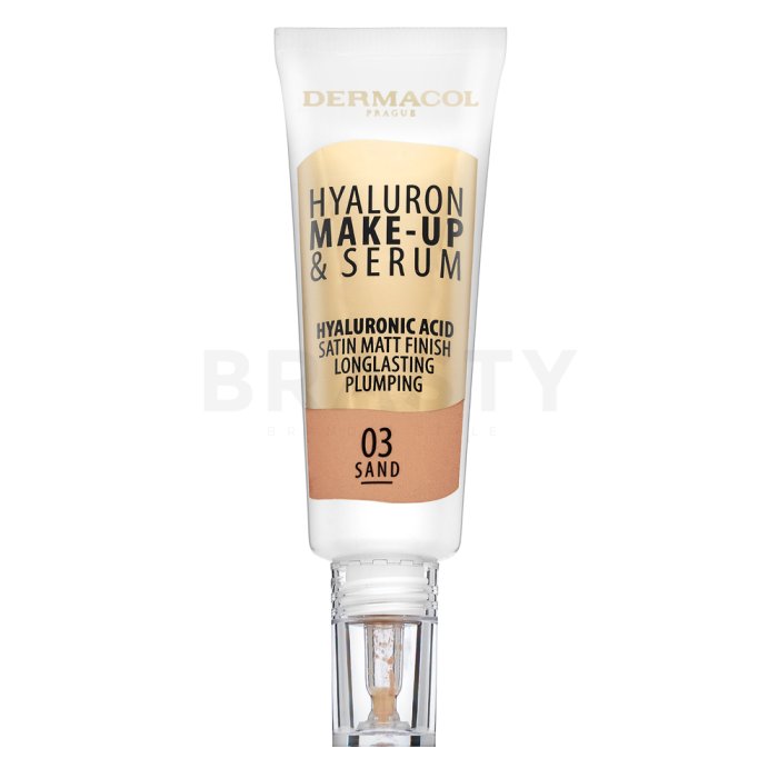 Dermacol Hyaluron Make-up & Serum фон дьо тен с хиалуронова киселина 03 Sand 25 g