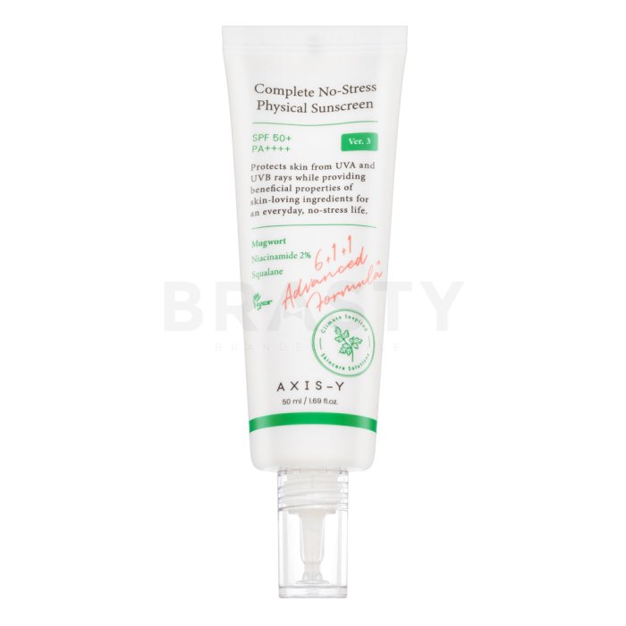 Axis-Y Complete No- Stress лосион за слънце Physical Sunscreen SPF50 + PA++++ 50 ml