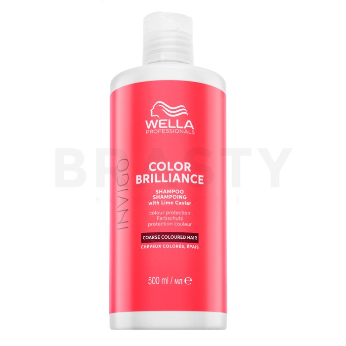 Wella Professionals Invigo Color Brilliance Coarse Shampoo Защитен шампоан за боядисана коса 500 ml