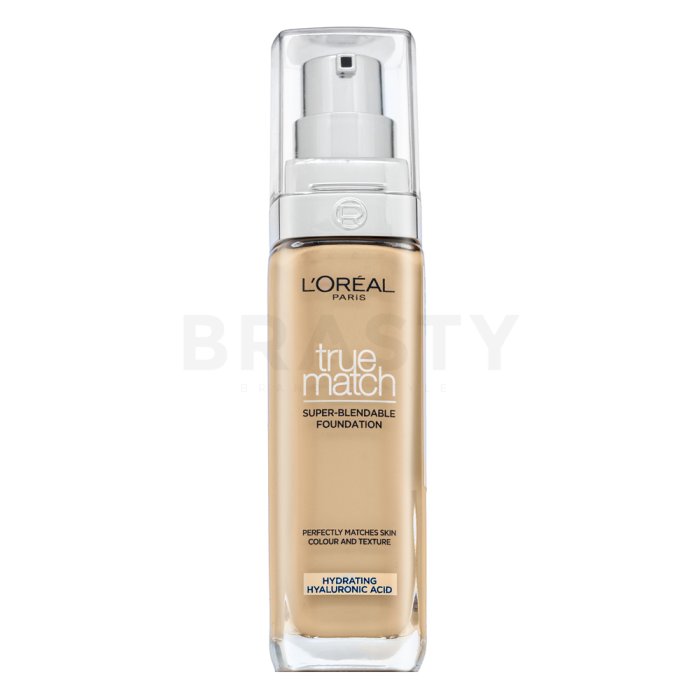 L´Oréal Paris True Match Super-Blendable Foundation течен фон дьо тен за изравняване тена на кожата 2DW Warm Undertone/Golden Almond 30 ml