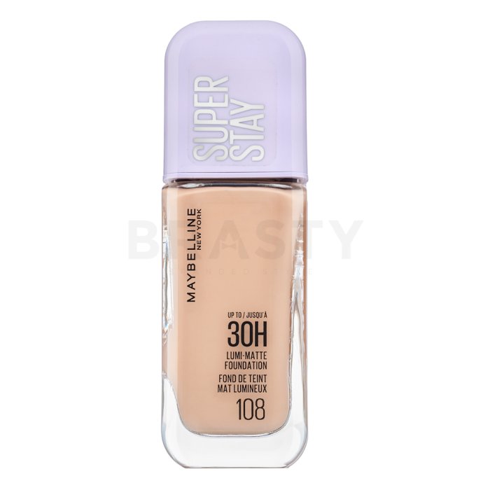 Maybelline Super Stay 30H Lumi-Matte Foundation дълготраен фон дьо тен за изравняване тена на кожата 108 35 ml