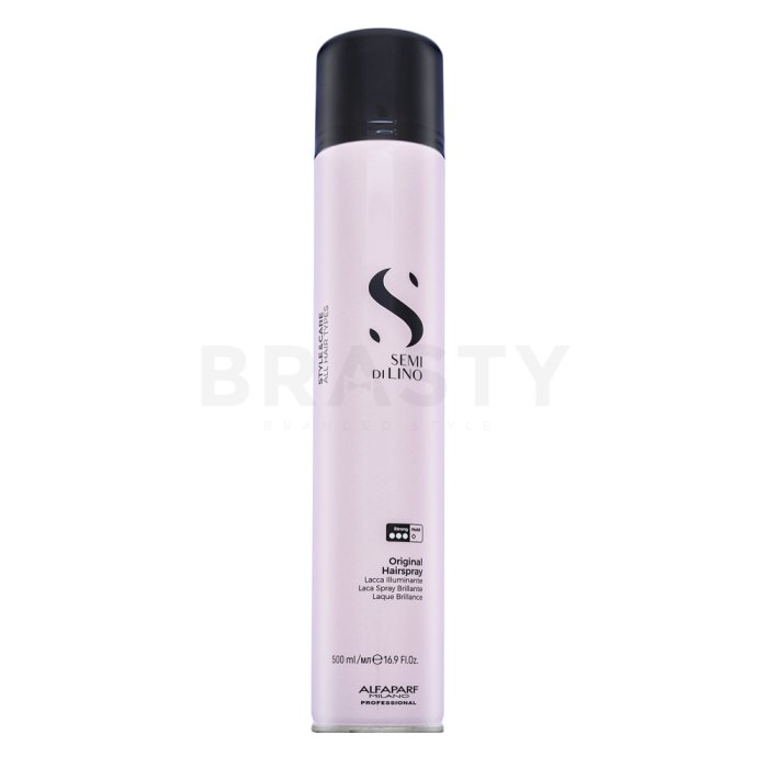 Alfaparf Milano Semi Di Lino Style & Care Original Hairspray лак за коса за силна фиксация 500 ml