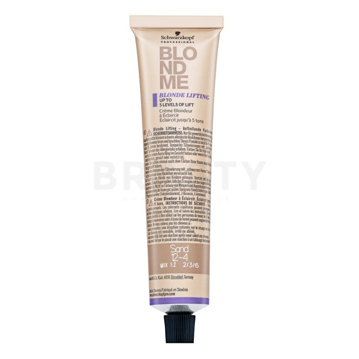 Schwarzkopf Professional BlondMe Blonde Lifting тонизиращ крем за боядисване за светла коса Sand 60 ml