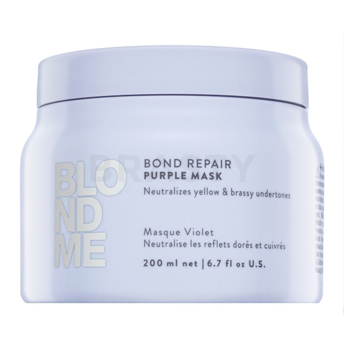 Schwarzkopf Professional BlondMe Bond Repair Purple Mask Неутрализираща маска за руса коса 200 ml