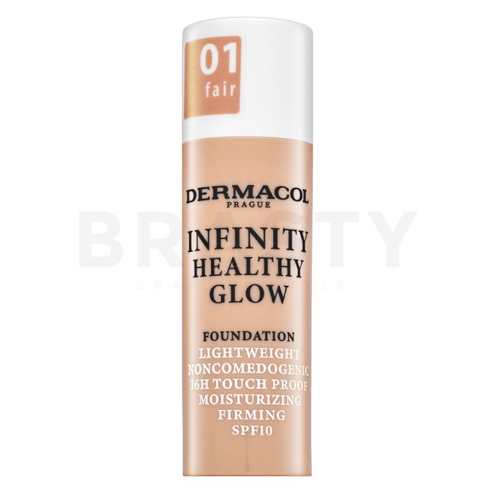Dermacol Infinity Healthy Glow Foundation фон дьо тен за озаряване на лицето 01 Fair 20 g
