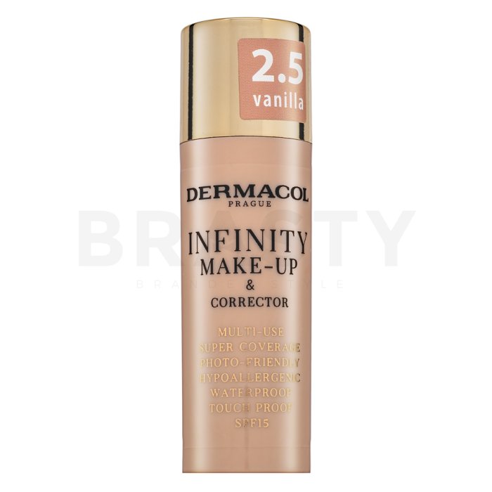 Dermacol Infinity Make-Up & Corrector грим и коректор 2.5 Vanilla 20 g