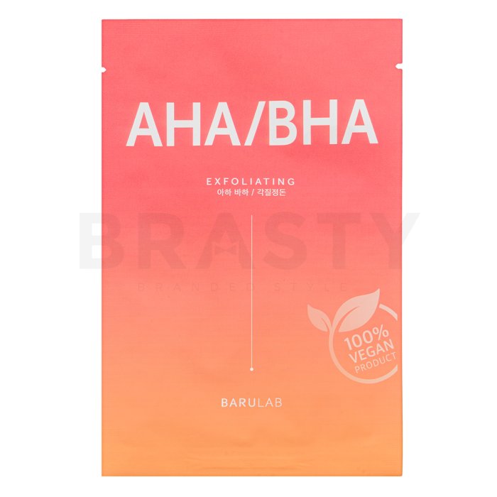 Barulab The Clean Vegan платнена маска Mask AHA/BHA 23 g