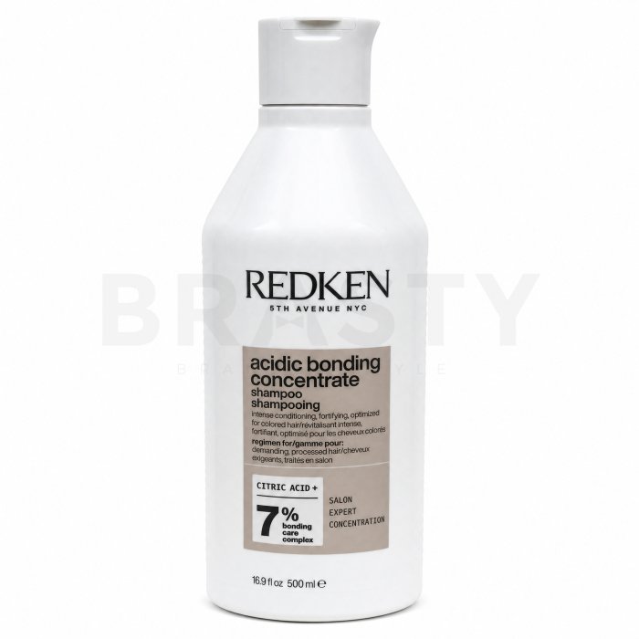 Redken Acidic Bonding Concentrate Shampoo укрепващ шампоан за боядисана, химически третирана и изрусявана коса 500 ml