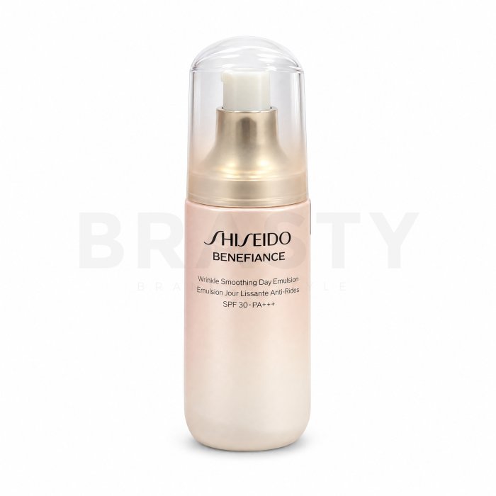 Shiseido Benefiance дневен защитен флуид Wrinkle Smoothing Day Emulsion SPF 25 75 ml