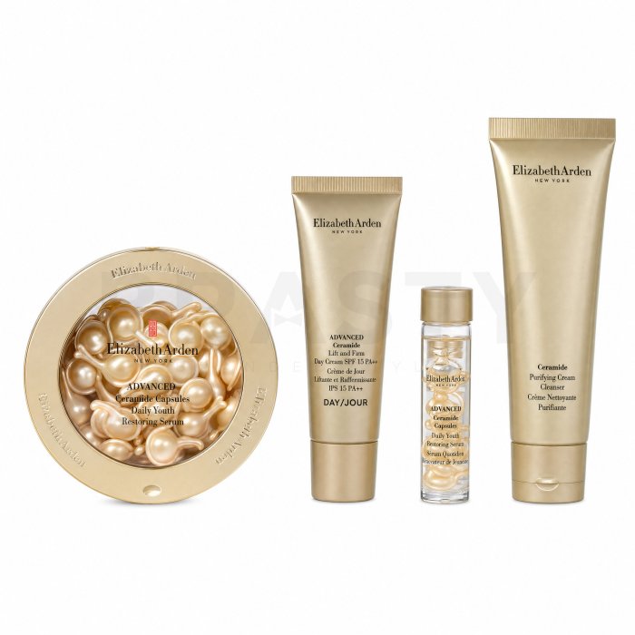 Elizabeth Arden Advanced комплект за грижа за лице Ceramide Capsules Set 60 pcs + 50 ml + 15 ml + 7 pcs