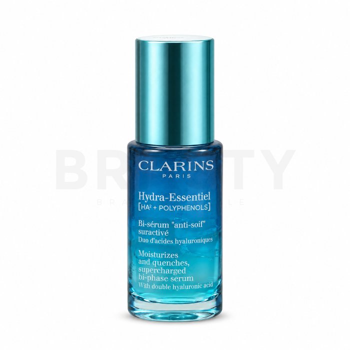 Clarins Hydra-Essentiel [HA²] интензивен хидратиращ серум Moisturizes and Quenches Supercharged Bi-Phase Serum 30 ml
