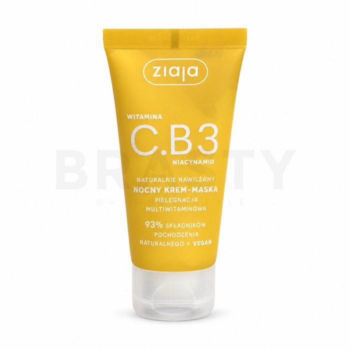 Ziaja Vitamin C.B3 Niacinamide нощна маска Night Cream-Mask 50 ml