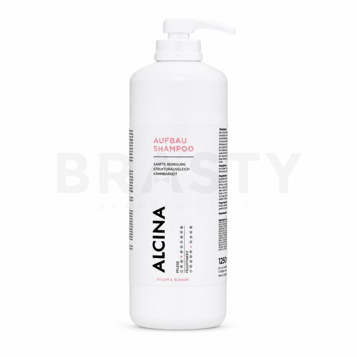 Alcina Color & Blonde Restorative Shampoo укрепващ шампоан за боядисана, химически третирана и изрусявана коса 1250 ml