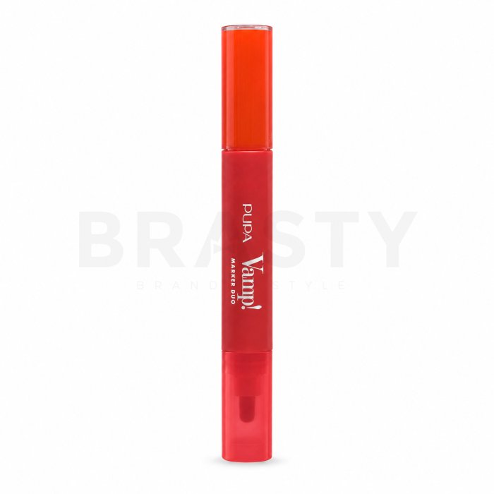 Pupa Vamp! Marker Duo Lip Tint & Oil Gloss маркер и олио-гланц за устни 007 Red Potion