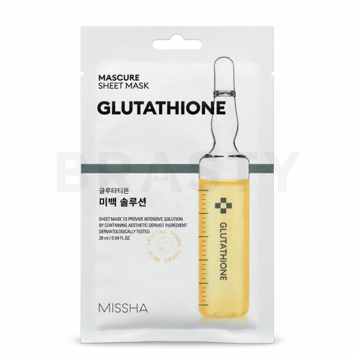 Missha платнена маска Glutathione Sheet Mask 28 ml