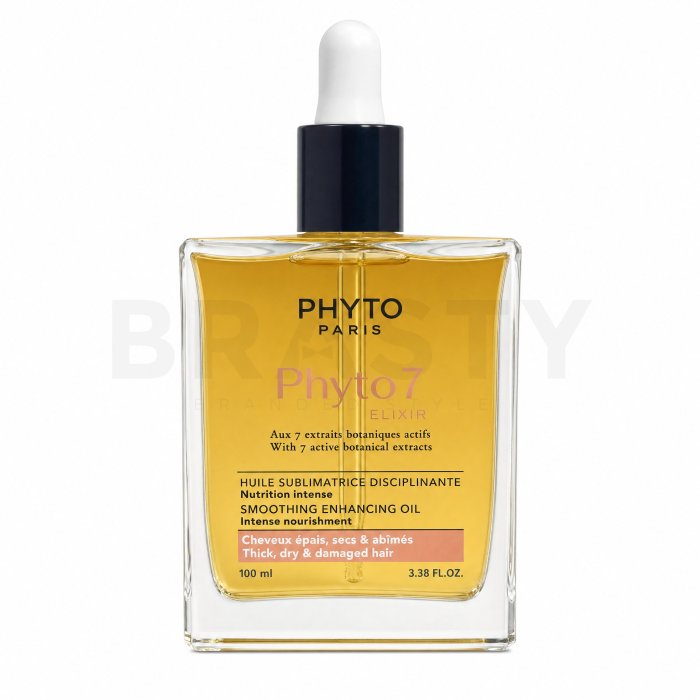 Phyto 7 Elixir Smoothing Enhancing Oil изглаждащо олио за гладкост и блясък на косата 100 ml