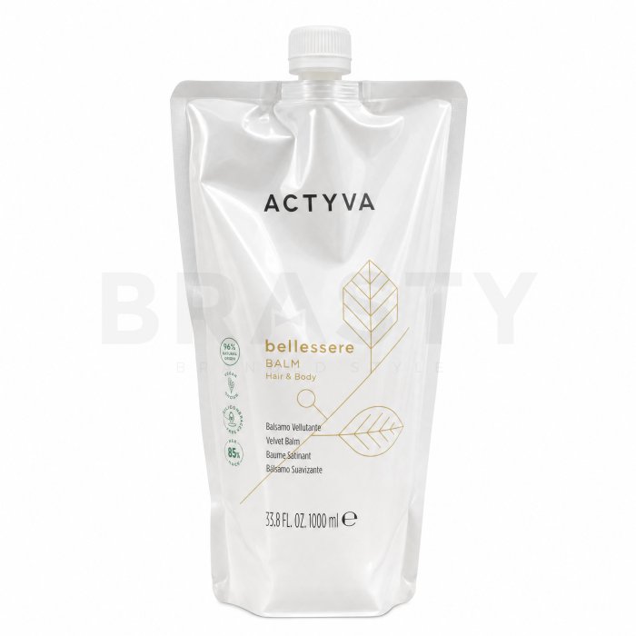 Kemon Actyva Bellessere Velvet Balm Подхранващ балсам за коса и тяло Refill 1000 ml